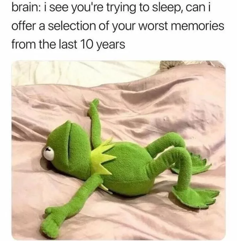 Trying to sleep