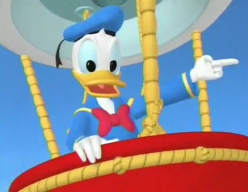 Donald duck famous bird
