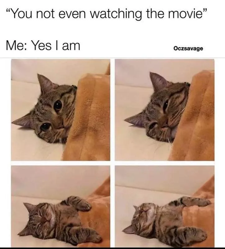 watching a movie