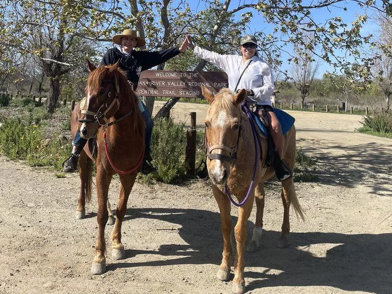 Horseback riding at Surfside Ranch