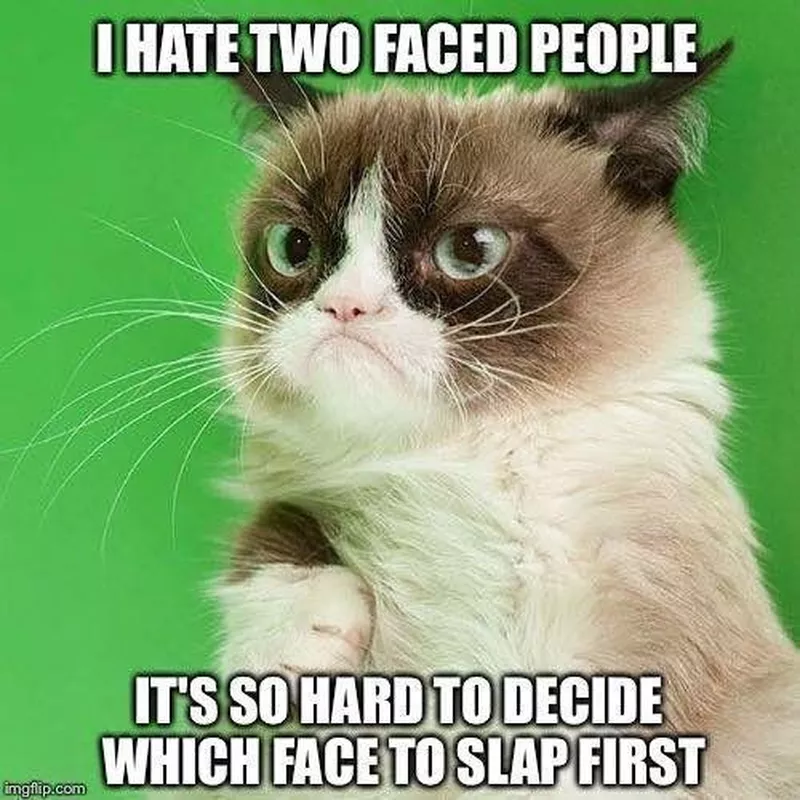 Two faced people