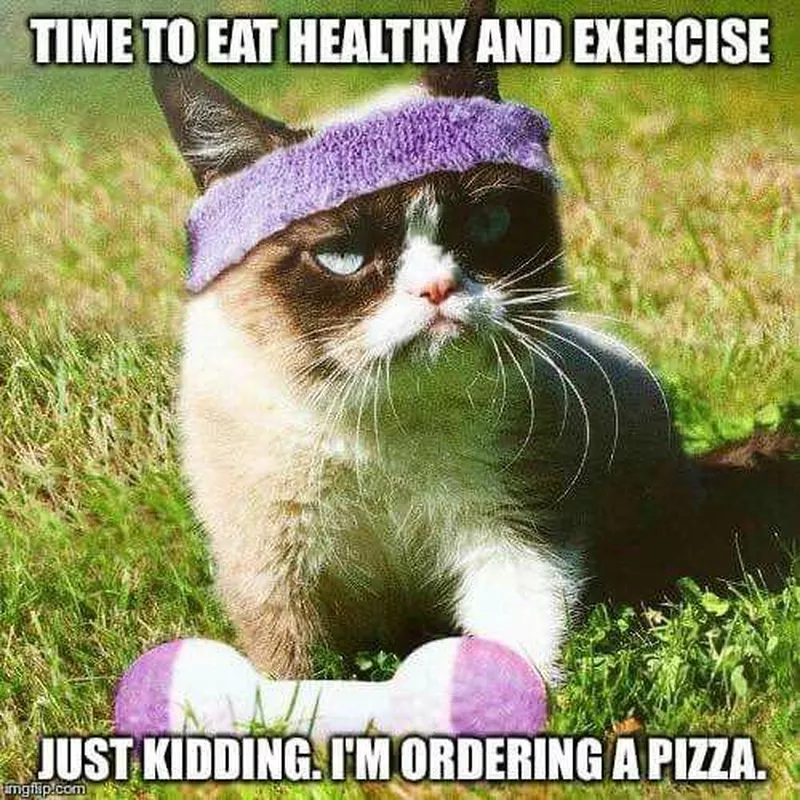 Fitness pizza in my mouth