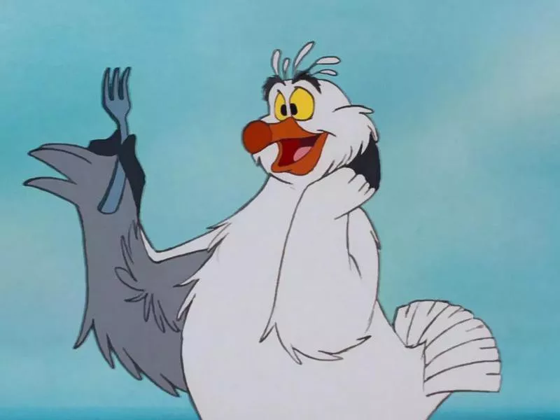 Scuttle in The Little Mermaid
