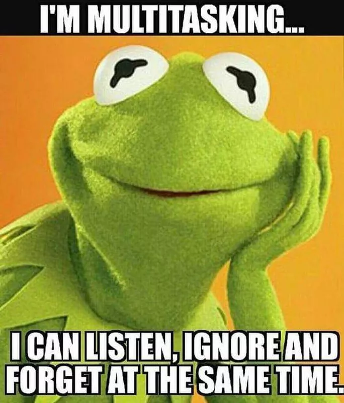 Multitasking frog