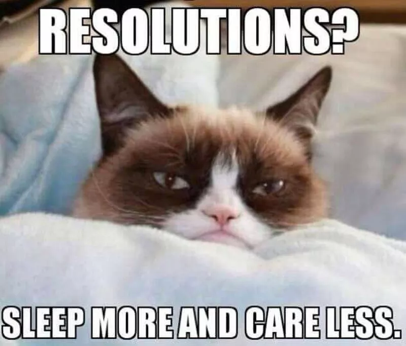 New years resolutions